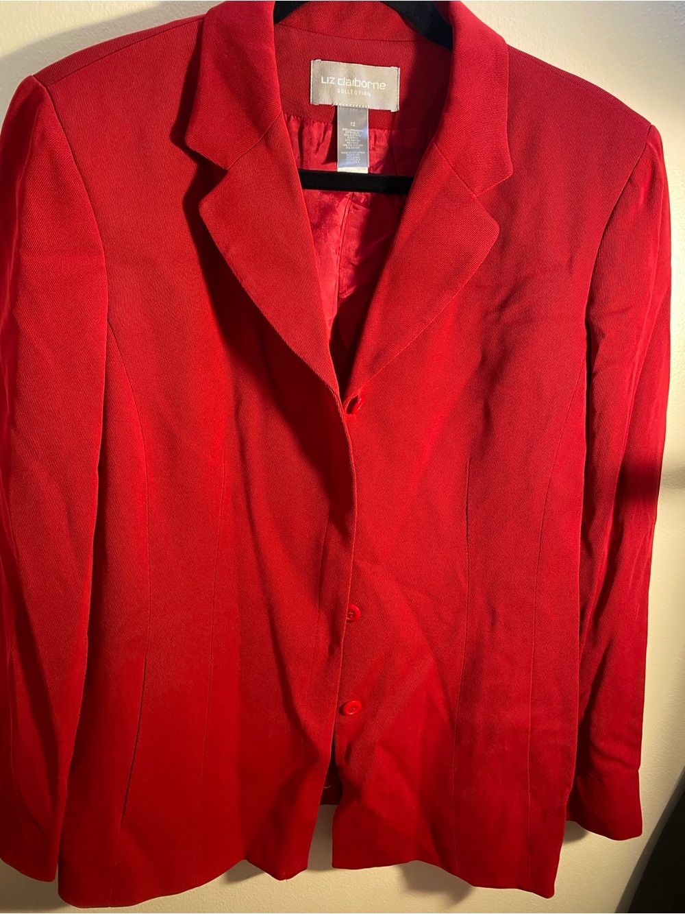 Liz Claiborne Bright Red Women's Blazer